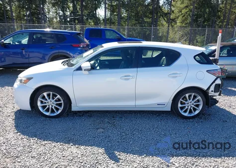 2012 Lexus Ct 200H Premium из США, поврежденный, VIN JTHKD5BH8C2072777